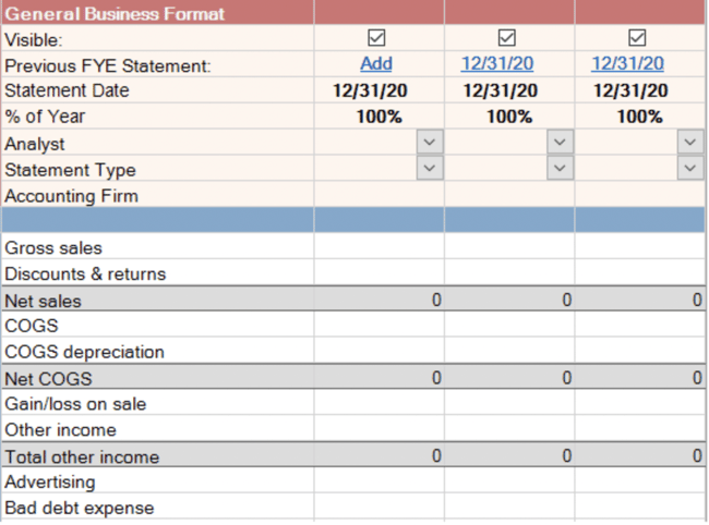 General Business template